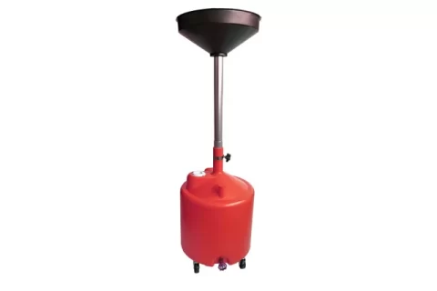 Red Portable economic oil drain 75L